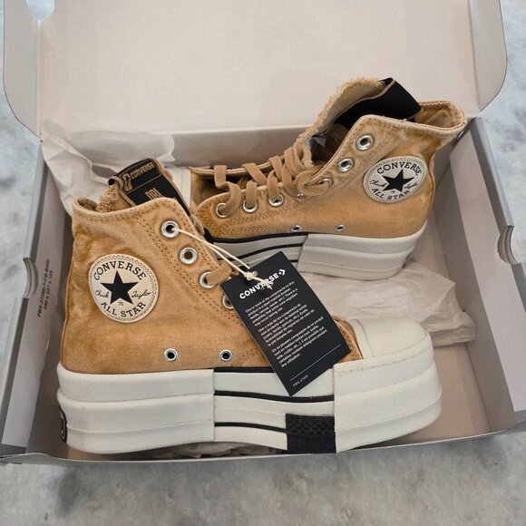 Converse DRKSHDW Chuck Taylor All Star DBL DRKSTAR Beige - Picture 5 of 10